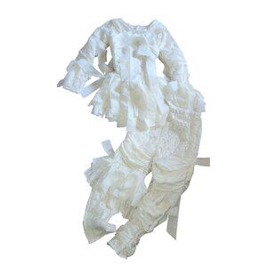 Girl Chasing Fireflies Wishcraft Mummy Halloween Costume Pants Top Set Size 6